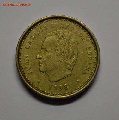 Испания 100 песет 1998 г., до 8.05 - исп1