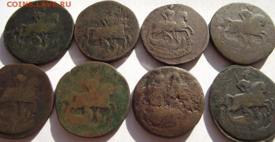 1 копейка Елизавета Петровна 1757-1759 8шт(копанина) - DSCF2902.JPG