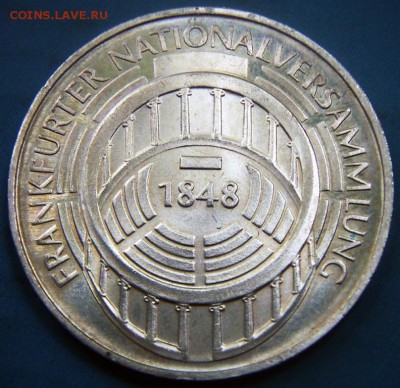 5 марок 1973г. (Юбилей парламента) до 10.05.18 21:00мск - ФРГ 5 марок-2
