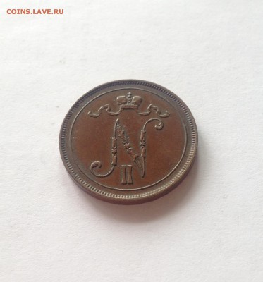 10 пенни 1905г. Русская Финляндия , до 10.05.18г. - 10p5-1