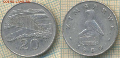 Зимбабве 20  центов 1980 г., до 11.05.0018 г. 22.00 по Москв - Зимбабве 20  1980  849