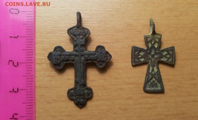 крест нательный 17-18в 2 шт (16) до 11 мая - крест 16 1 1