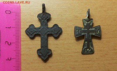крест нательный 17-18в 2 шт (16) до 11 мая - крест 16 1 2
