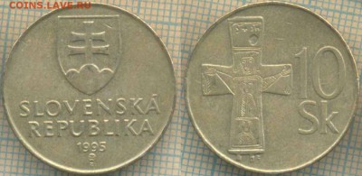 Словакия 10 крон 1995 г., до 11.05.0018 г. 22.00 по Москве - Словакия 10 крон 1995 766