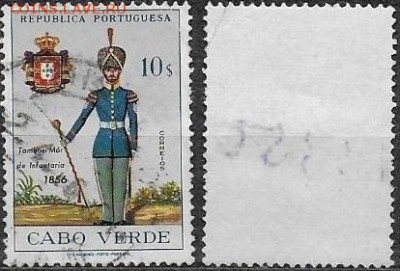 Кабо Верде 1965. ФИКС. Mi CV 340. Пехотный офицер - 340