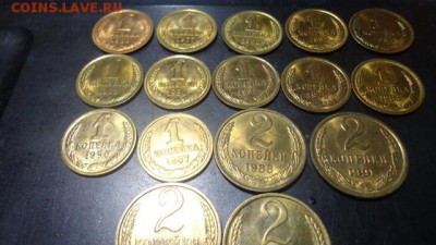 1коп 2коп 3коп 10коп СССР -25 шт  без обращения яркие. - DSC05781.JPG