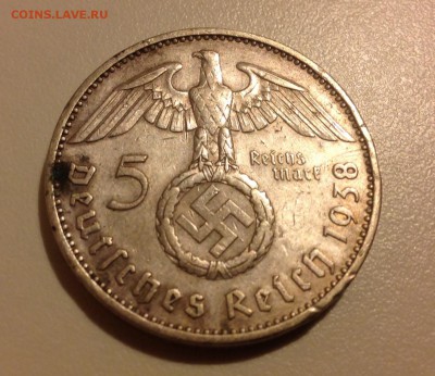 Германия. 5 марок 1938 Гинденбург до 07.05 - IMG_0581.JPG
