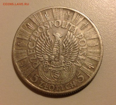 Польша. 5 злотых 1934 Пилсудский. Легионер до 07.05 - IMG_0590.JPG