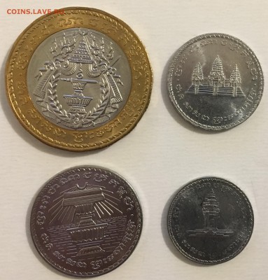 Камбоджа 4 монеты UNC (вкл. 1 БИМЕТАЛ) до 13.05 - IMG_4092.JPG