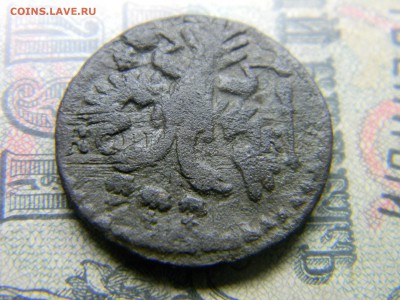 полушка 1731 перечекан. гурт узорный. - Изображение 4598