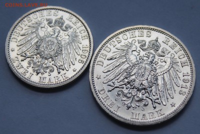 Коллекционные монеты форумчан , Кайзеррейх 1871-1918 (2,3,5) - ZyxJUbG5zG0