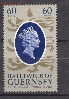 GUERNSEY 1986 королева 1м - 207