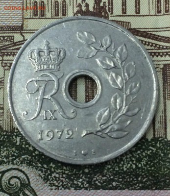 Дания, 25 эре 1972 С Рубля 10.05.2018 22:00 - 5эр