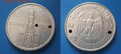 Третий рейх 5 марок 1934г кирха дата Штутгарт 13.05. 22-00мс - fXLZohUJp10