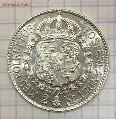 2 кроны, 1939 год. Швеция - D0D0F3C2-6553-41BD-8585-DADB8C0A5705
