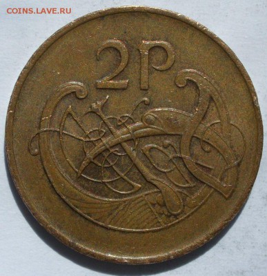 2 пенса Ирландия 1980. Старт 10 руб. - 2 пенса Ирландия 1980 - 1
