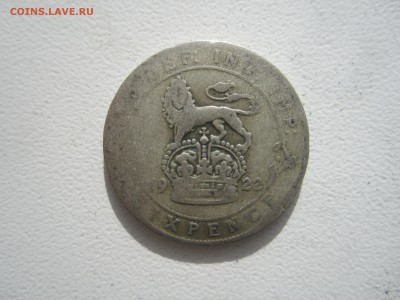 Британия, 6 пенсов 1922 с 1 руб. до 13.05.18 20.00 МСК - IMG_6851.JPG