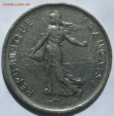 5 франков Франция 1972. Старт 10 руб. - 5 франков Франция 1972 - 2