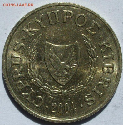 10 центов Кипр 2004. Старт 10 руб. - 10 центов Кипр 2004 - 2