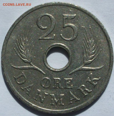 25 оре Дания 1969. Старт 10 руб. - 25 оре Дания 1969 - 1