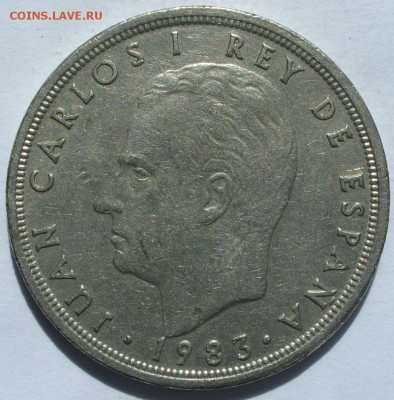 50 песет Испания 1983. Старт 10 руб. - 50 песет Испания 1983 - 2