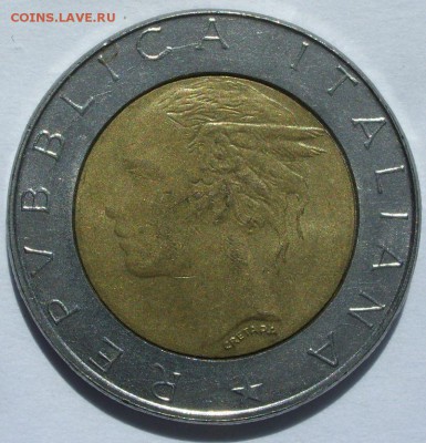 500 лир Италия 1988. Старт 10 руб. - 500 лир Италия 1988 - 2