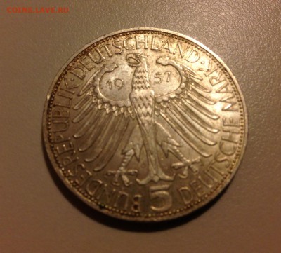 ФРГ. 5 марок 1957 Эйхендорф до 15.05 - IMG_0614.JPG