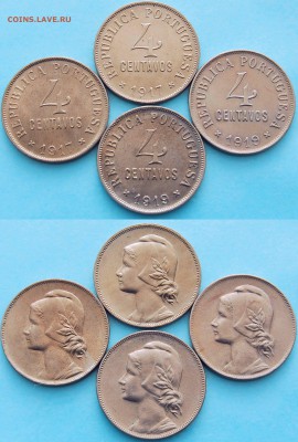 ФИКС Португалия - 4 сентаво 1917-1919 - 001
