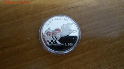 Сан Марино 500 лир Олимпиада 1992 до 15.05 22.00 мск - 20180511_165318