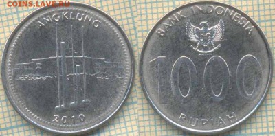 Индонезия 1000 рупий 2010 г., до 16.05.0018 г. 22.00 по Моск - Индонезия 1000 рупий 2010  868