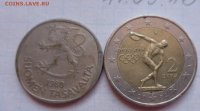 2 евро 2004 г+ 1 марка 1980 Суоми 2 шт  ДО 17.5  В 21-30 МСК - DSC00409.JPG