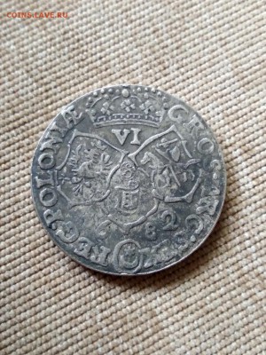 6 грошей (шостак) Ян III Собесский 1628 год Оценка - 12