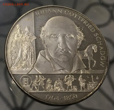 10 Евро Германия Шадов Иоганн Готфрид с 200 руб до 17.05 - IMG_9261-05-05-18-11-42.JPG