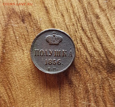 Полушка 1856г. ЕМ. до 17.05.2018г. 22:30ч, Мск - 20180504_213541
