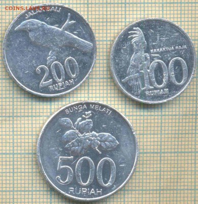 Индонезия 3 монеты , до 17.05.0018 г. 22.00 по Москве - Индонезия 3 м  а 927