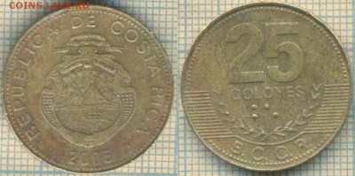 Коста-Рика 25 колонов 2005 г. , до 17.05.0018 г. 22.00 по Мо - Коста-Рика 25 колонов 2005  933