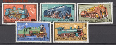 Венгрия 1972 паровозы 5м - 5