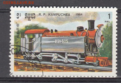 Кампучия 1984 паровоз 1м - 16