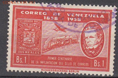 Венесуэла 1958 паровоз 1м - 36