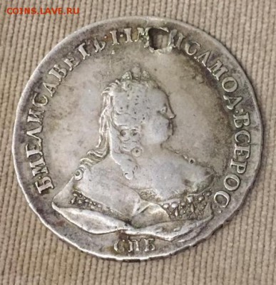 18 - 1_rubl_1742_goda_elizaveta_petrovna_spb_original_kachestvo_serebro_s_monisto_25_3_g_s_1_rublja