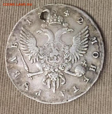 18 - 1_rubl_1742_goda_elizaveta_petrovna_spb_original_kachestvo_serebro_s_monisto_25_3_g_s_1_rublja %281%29