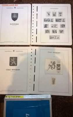 листы LEUCHTTURM для марок Чехии и Словакии 1993-99 - WP_20180513_15_38_26_Pro