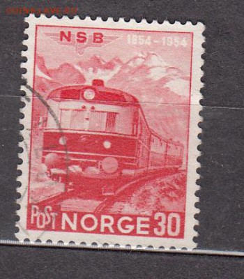 Норвегия 1954 локомотив 1м - 50