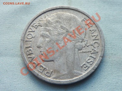 С РУБЛЯ ФРАНЦИЯ 2 франка 1947г. до 27.04.11 в 22-00 - MEMO0051.JPG
