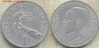 Танзания 1 шиллинг 1966 г., до 18.05.0018 г. 22.00 по Москве - Танзания 1 шиллинг 1966  604
