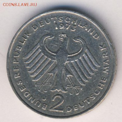 Германия, 9 монет 1970-1977 до 16.05.18, 22:30 - #И-357