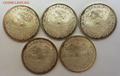 Казахстан 5 монет Еж с 200р до 16.05.2018 в 22.00 - еж1
