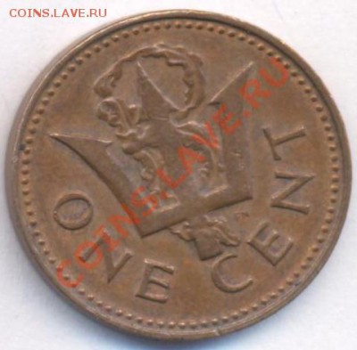 Барбадос 1 цент 1973 г. До 23.04.11 г. 20-00 МСК. - Барбадос 73.1