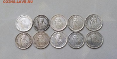 Швейцария, серебро кучка. Оценка. - 1308779