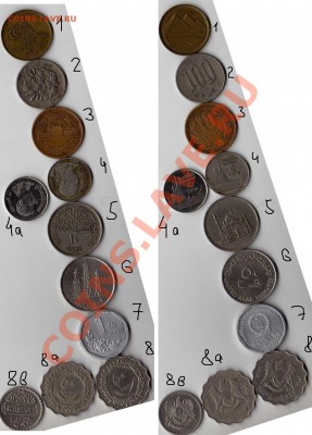 Несколько монет Азии до 24.04.2011 22:00 Мск - Азия